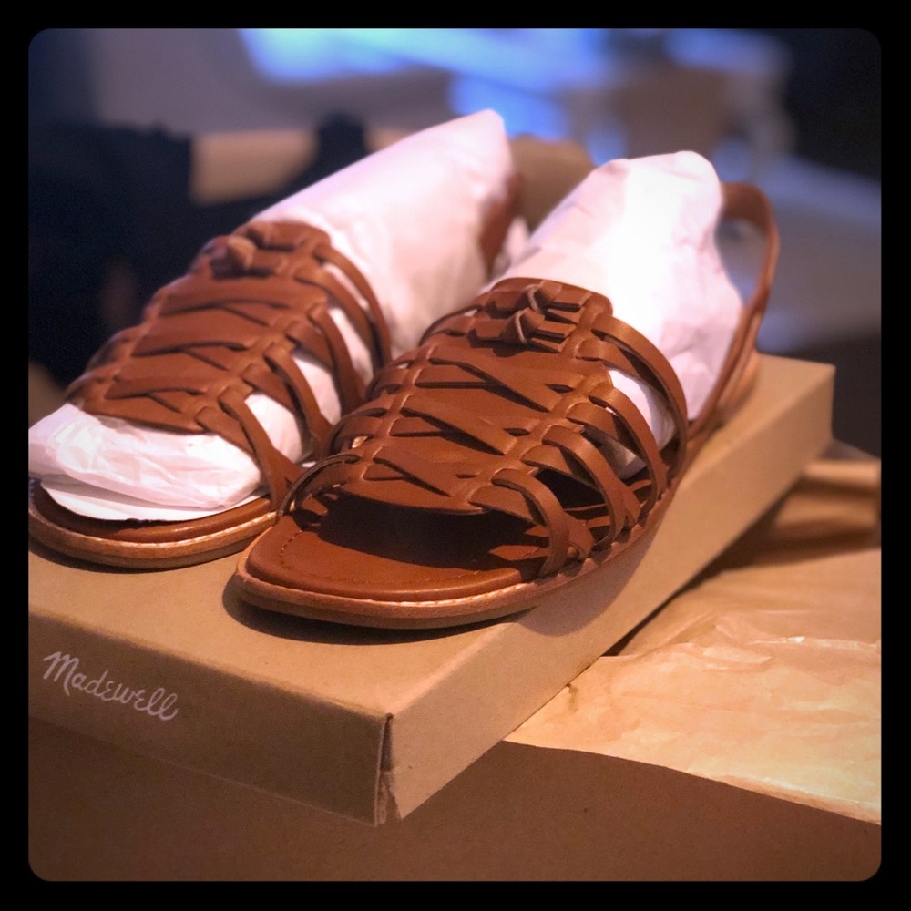 Madewell Maya Hurache saddle sandals New in Box